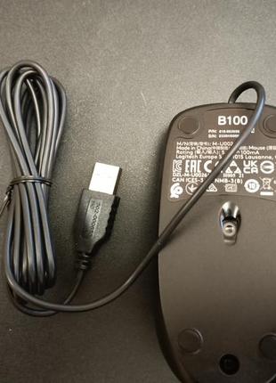 Мишка logitech b100 3