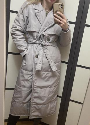 Пальто-тренч зима