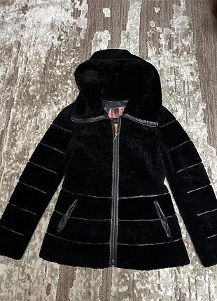 Шуба, шубка, куртка мутон размер s-m