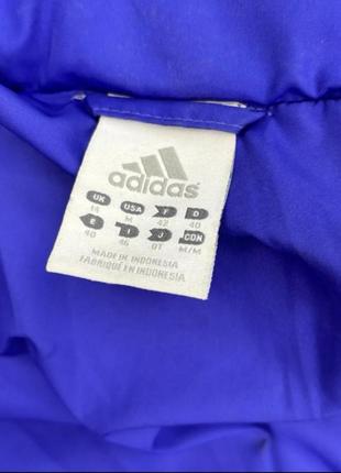 Adidas адидас пуховик дутый с принтом4 фото