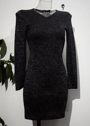 Платье с люрексом h&amp;m 4