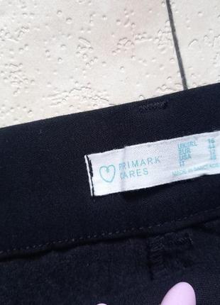 Брендовые черные утягивающие штаны брюки скинни с высокой талией primark, 14 pазмер.5 фото
