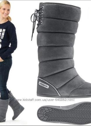 Класні теплющі дутіки чоботи черевики adidas northern boot w