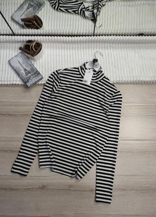 Новий бавовняний гольф в смужку h&m p m