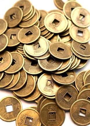Монета штучно бронзовий колір 100 монет