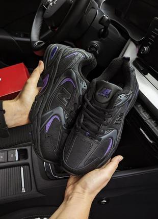 Жіночі кросівки new balance 530 чорні (термо)🔥