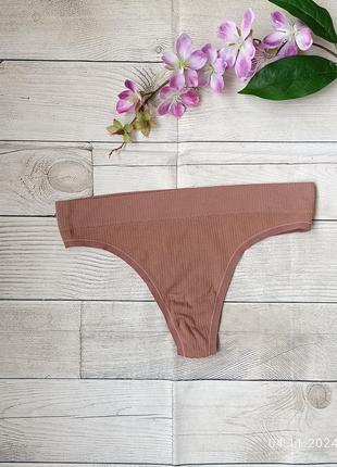 Еластичні безшовні спортивні трусики тонг стрінги