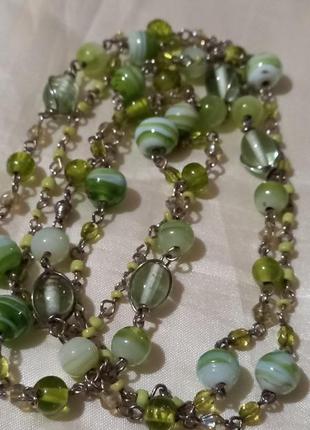 Художнє скло,вінтаж,намисто