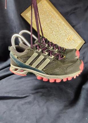 (19)adidas kanadia tr. женские трекинговые демисезонные кроссовки с мембраной gore-tex. размер 37 1/3 стельки 23 см.