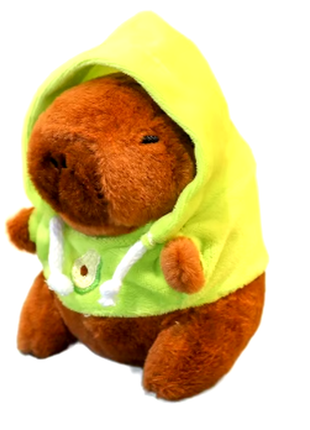 Плюшева іграшка капібара. capibara 13см. "я кофтюля".