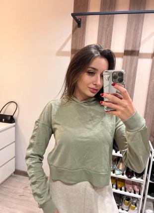 Свитшот с капюшоном topshop