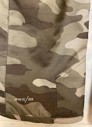 Brunotti burton гірськолижні штани для хлопчиків | камуфляжний сірий8 фото