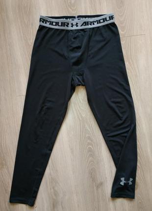 Лосины under armour upf30+ fit ted размер ylg/jg, состояние отличное