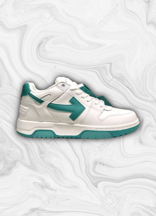 Кроссовки off white white black shoes