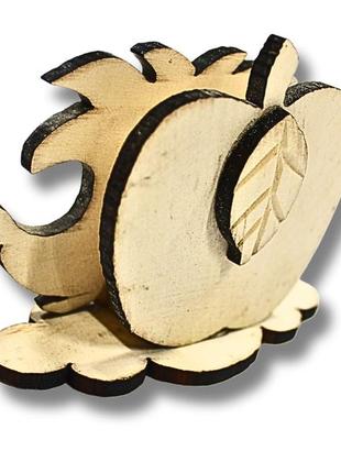Підставка для серветок дерев'яна hand-made:sa-3