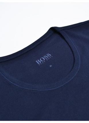 Hugo boss s/m* / легка темно синя базова футболка2 фото