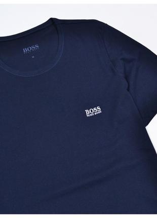 Hugo boss s/m* / легка темно синя базова футболка4 фото