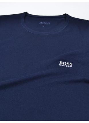 Hugo boss s/m* / легка темно синя базова футболка5 фото