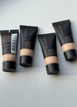 Тональный крем lancome teint ddole ultra wear оттенок 220с миниатюры по 5мл
