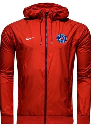 Оригінальна футбольна куртка вітрівка nike fc psg windrunner