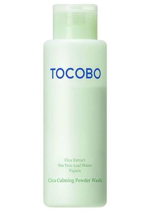 Энзимная пудра tocobo cica calming powder wash 50 мл