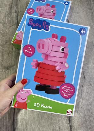 Набір 3д пазл, 3d пазл pepa pig , свинка пеппа , 4+