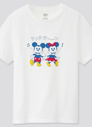 Mickey manga art ut футболка з коротким рукавом графічна від uniqlo