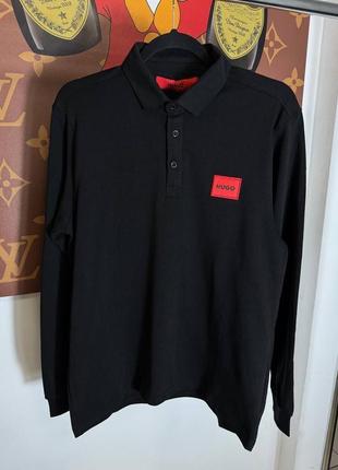 Чоловічий лонгслів hugo boss!стильна чоловіча кофта!