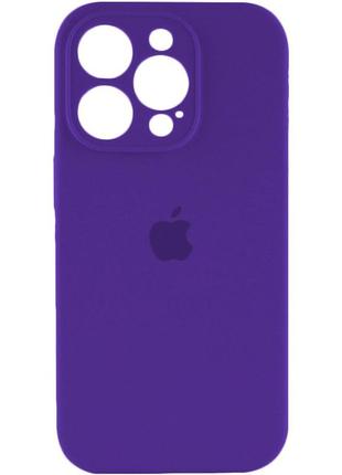 Чохол для смартфона silicone full case aa camera protect for apple iphone 14 pro 54, amethist