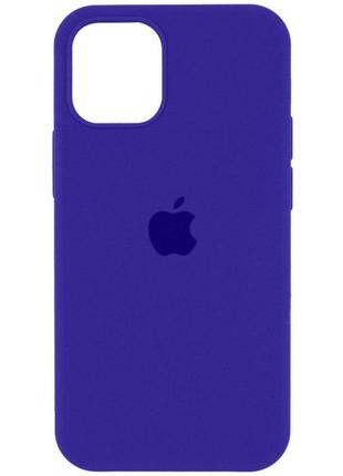 Чохол для смартфона silicone full case aa open cam for apple iphone 14 22,dark purple