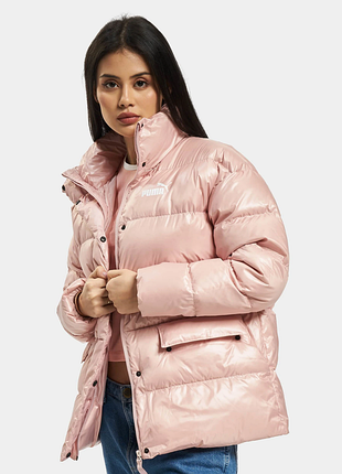 Оригінальний пуховик puma style shiny puffer