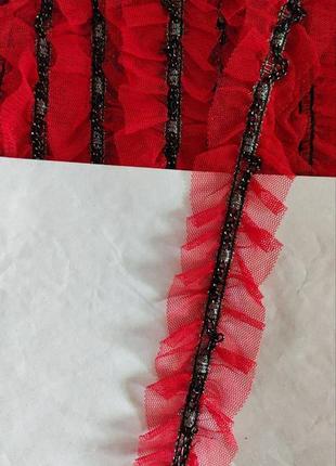 20 шт бахрома декоративна стрічка червоний чорний колір. із залізними  елементами 10 грн 1м код/артикул 87