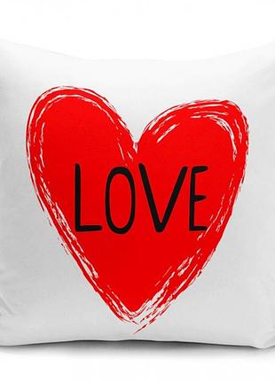 Подушка love  35х35см