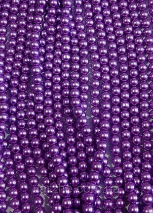 2 шт керамические бусины, ярко фиолетовые 10 мм код/артикул 192 кв-1064_10