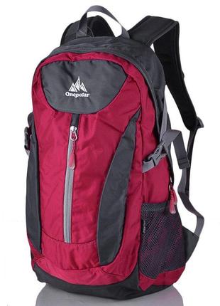 Чоловічий міський рюкзак (w1802-red) onepolar 30х49х17 см червоний cl0117906