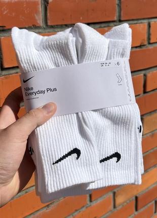 Шкарпетки носки nike everyday plus cushioned training (sx6897-100) оригінал!