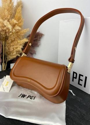 Сумка женская 09 pei brown сумочка женская джи пей коричневая