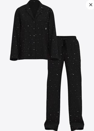 New!идея подарка пижама фланель шиммер xs s m l xl xxl виктория секрет оригинал