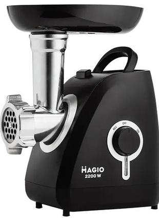 Мясорубка magio mg-270 2200 вт мясорубка с насадками для нарезки овощей, мясорубка электрическая для мяса