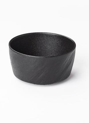 Миска керамическая для рисовой лапши 400 мл черная