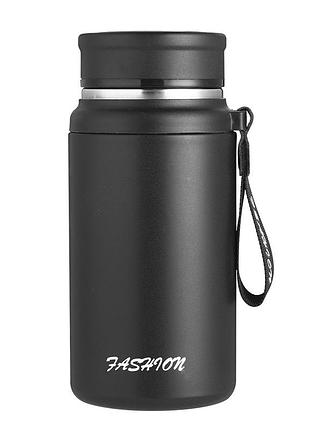 Термос fashion з датчиком температури 700 мл чорний hp-14-20b