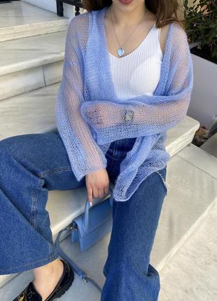 Кардиган-павутинка оверсайз