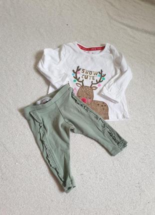 Новогодняя одежда для девочки 0-3 месяцев