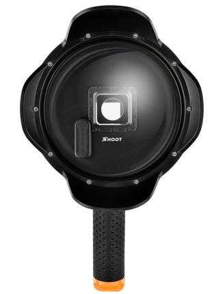 Подводный бокс dome port от shoot для камер gopro hero 3, 4 - (20 см) v. 2 (код № xtgp320)