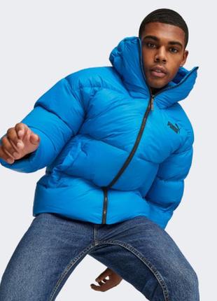 Пуховик puma синий