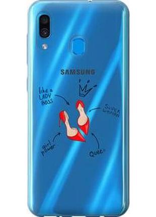 Чехол на samsung galaxy a30 2019 a305f женщина из силикона fch_0133461