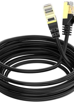 Сетевой интернет кабель для роутера kakusiga ksc-745 cat6 high-speed 1gbts lan rj45 5м - black