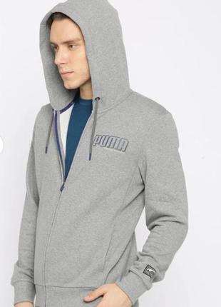 Теплая зип кофта худи puma sica athletics department
