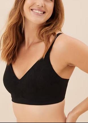 85d безшовний бюстгальтер мінімайзер без кісточок flexifittm чорний