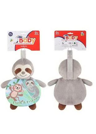 Игрушка на коляску, мягкая погремушка, книжка, воспроизведение шелеста, изображение и описание животных на анг